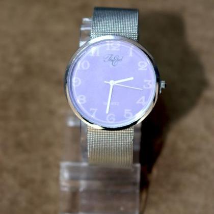 Metal Purple Watch Quatz